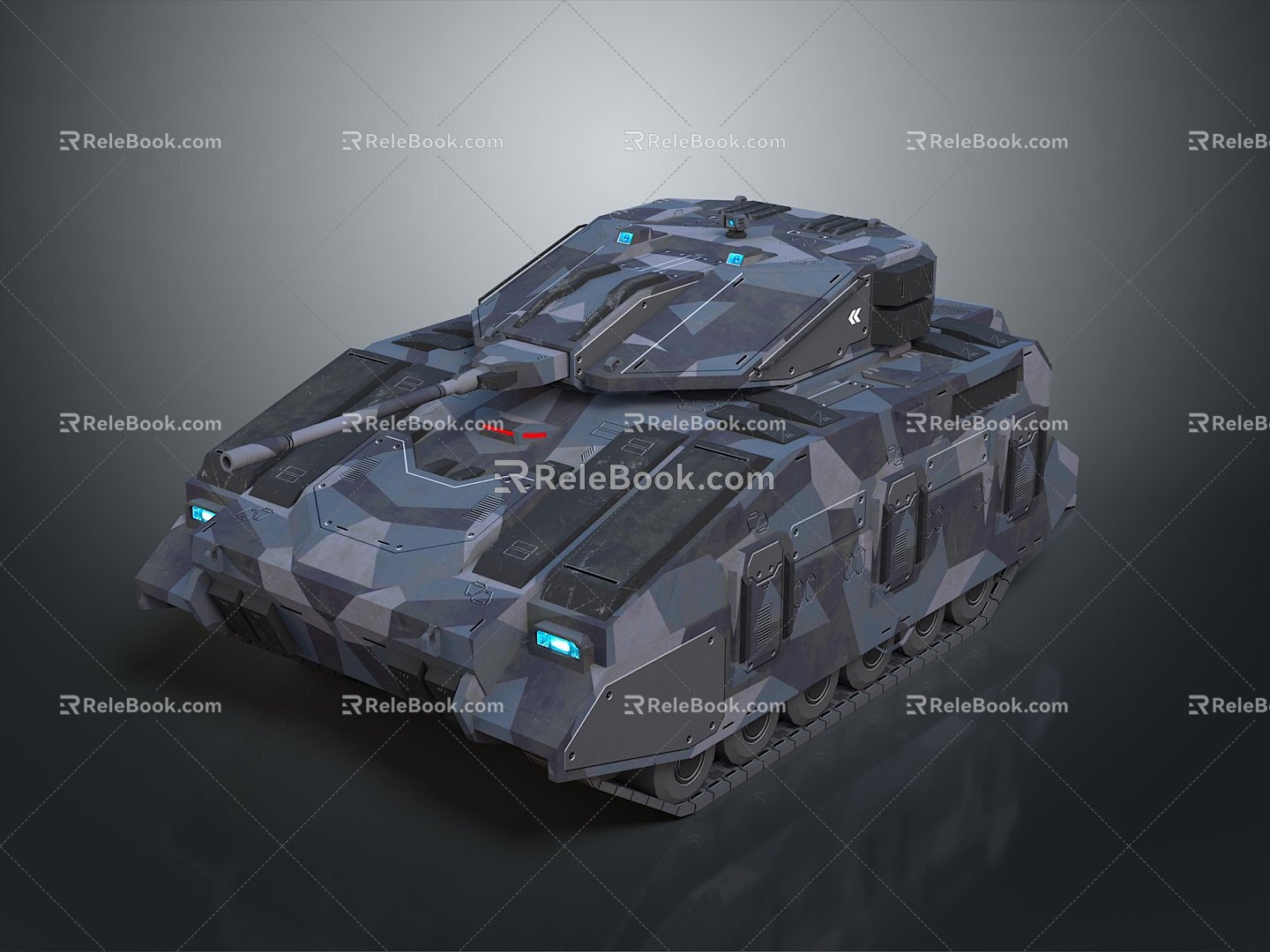 Tank Science Fiction Tank Future Tank Next Generation Tank 3d model