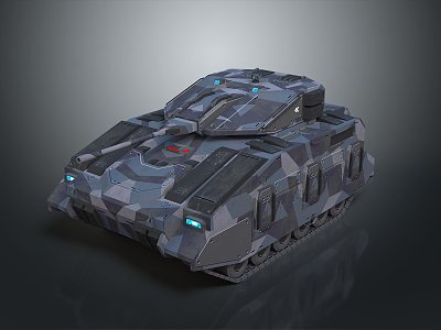 Tank Science Fiction Tank Future Tank Next Generation Tank 3d model