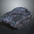 Tank Science Fiction Tank Future Tank Next Generation Tank 3d model