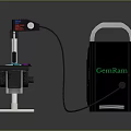 GemRam Advanced Medical Microscope And Scientific Laboratory Equipment Device Setup