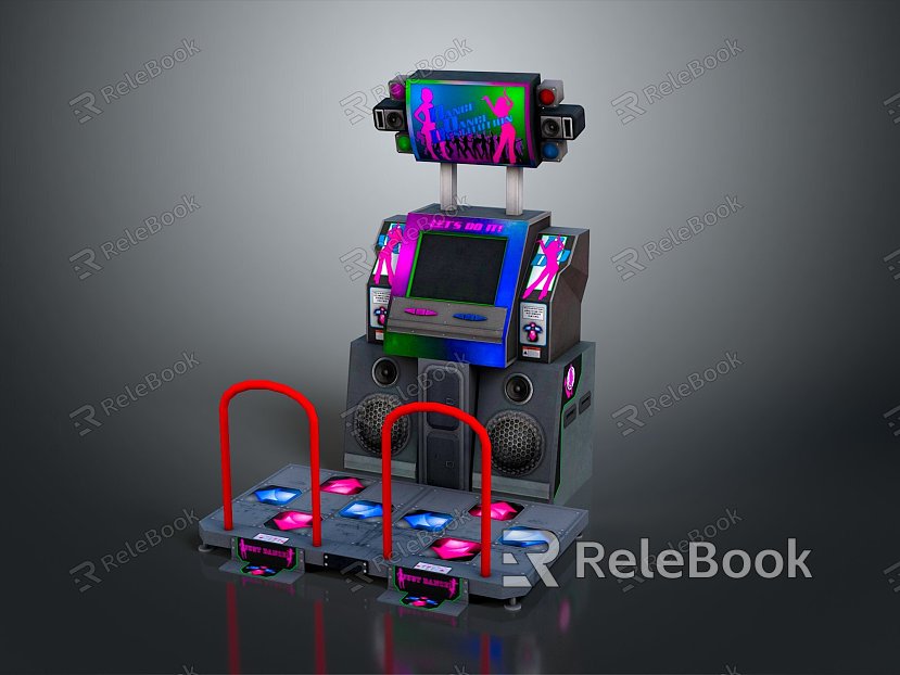 Modern dance machine game machine large game machine coin-operated game machine model