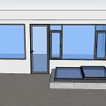 Skylight of lighting well of self-built house 3d model