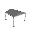 Outdoor Canopy With Durable Metal Frame And Stable Support Structure For Events 3d model