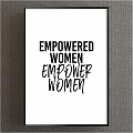 Penmore Power Wall Art Design With Bold Typography And Black Frame