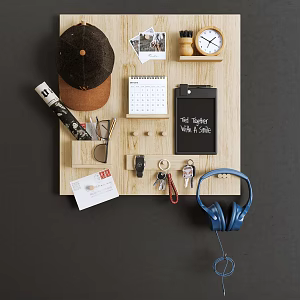 Modern Wall Storage Rack Hat Headset Decoration Pendant 3d model