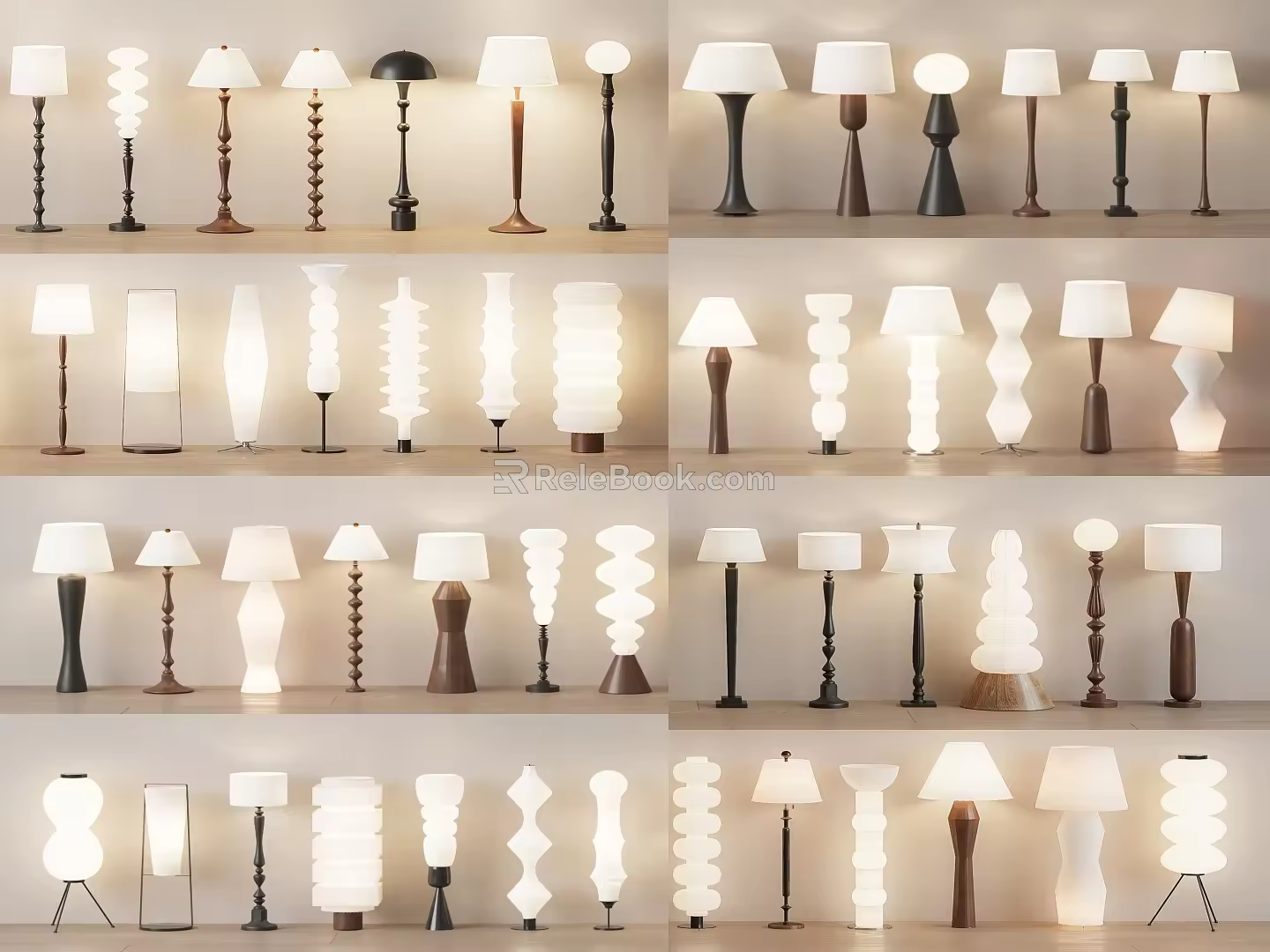 Quiet Floor Lamp Decorative Lamp 3d model
