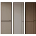Modern Hinged Doors In Wooden Texture With Light Brown Gray And Dark Brown Tones