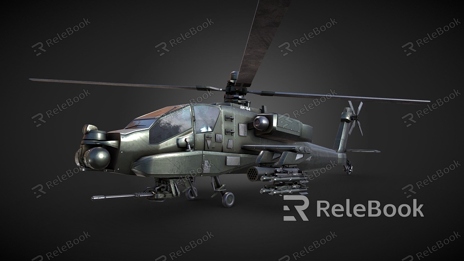 attack helicopter model