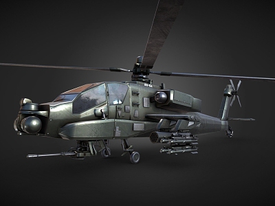 attack helicopter model