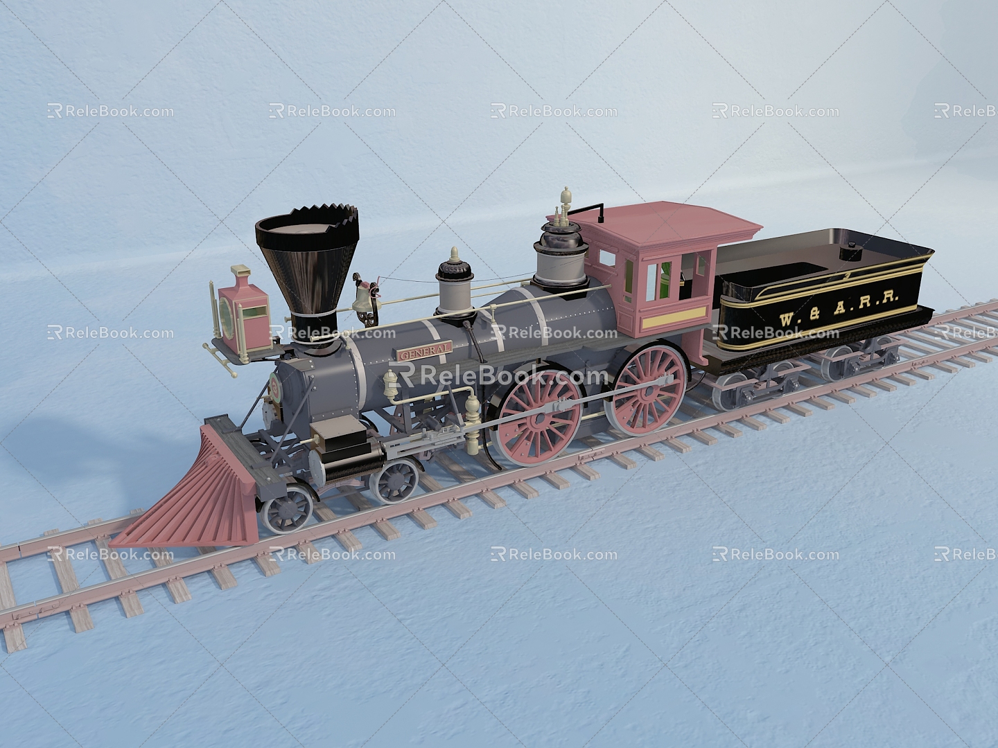 Modern Train 3d model