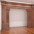 European style pass complex big pass 3d model