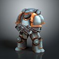 Mech Warrior Mech Soldier Machine Battlearm Mechanical Battlearm Machine Fighter Robot 3d model