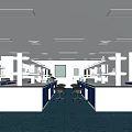 Modern Laboratory School Experimental Classroom Laboratory Physics Laboratory Tables and Chairs Chemical Instruments 3d model