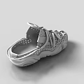 Black Mesh Athletic Shoes With Strappy Laces And Wave Sole Design