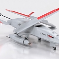 MQ25 UAV aerial refueling aircraft unmanned fighter 3d model