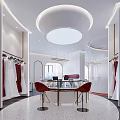 Modern Luxury Public Office Interior Space With Elegant Sofa And Stylish Chandelier