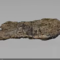 Natural Layered Rocky Terrain With Cliff Structures And Vegetation Covered Surfaces