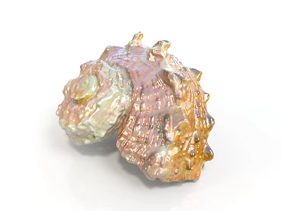 Detailed Animal Organ With Fine Hair And Natural Textured Surface 3d model