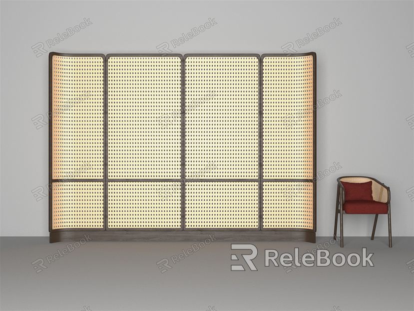 Silent Screen Rattan Screen model