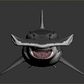 shark great white shark whale shark hammerhead shark tiger head shark man-eating shark blue shark coral red coral white coral 3d model