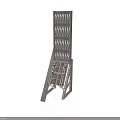 Metal Industrial Storage Equipment With Multi layer Racks And Support Frame