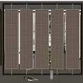 New Chinese Style Screen Partition 3d model