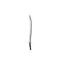 Vintage Decorative Ornament Set Featuring Metal Sword With Wooden Handle