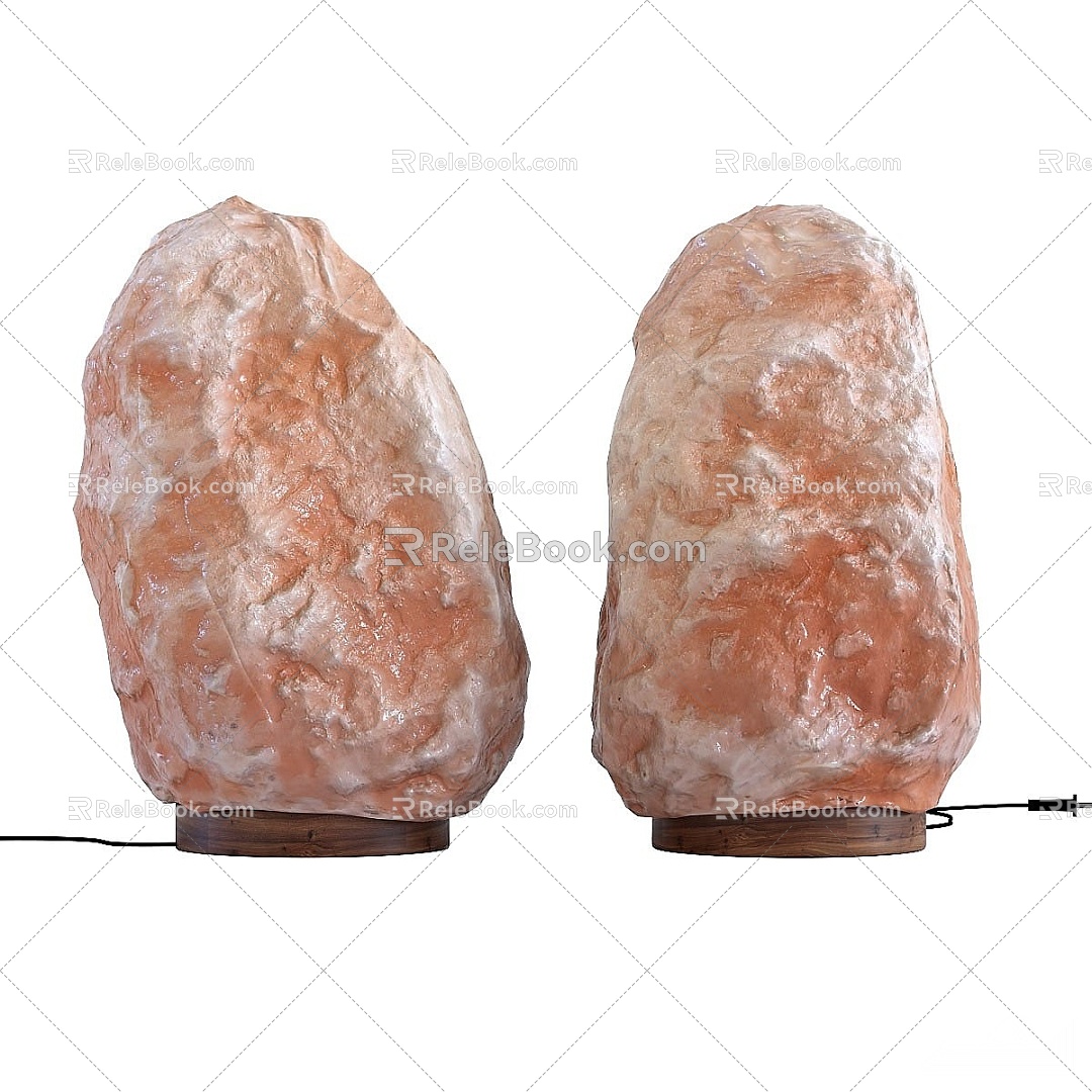 Modern Table Lamp Personalized Table Lamp Stone Table Lamp 3d model