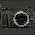 LUMIX Digital Camera Black Body Design With Lens Mount And Ergonomic Grip