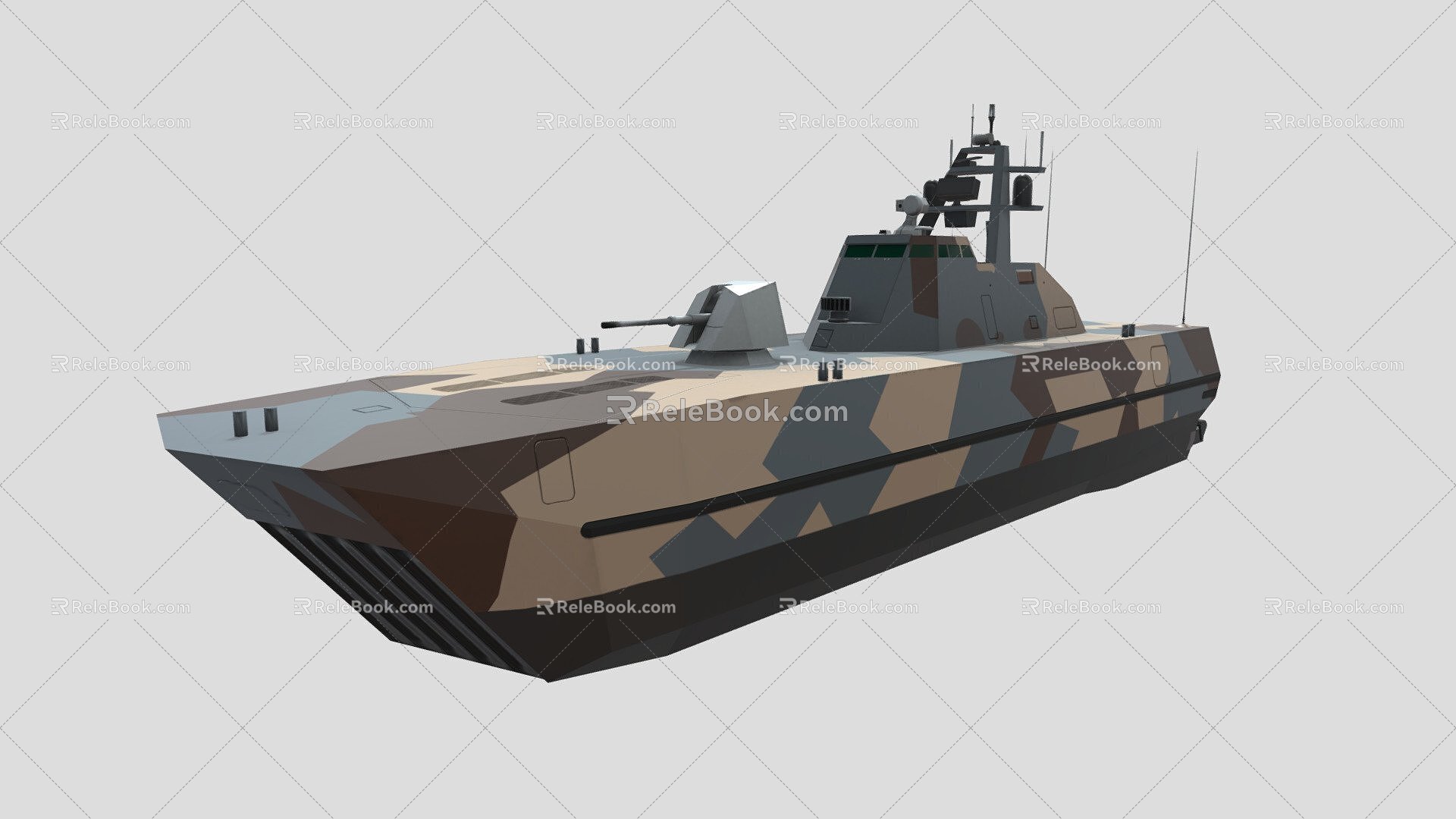 Skjold-class frigate 3d model