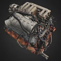 LV10 engine 3d model