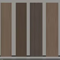 Wooden Wall Paneling In Various Colors With Vertical Stripes For Modern Interiors