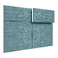 BAUX mosaic wall background 3d model