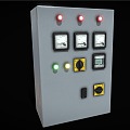 Electric box electric meter distribution cabinet electric box indicator meter 3d model