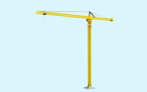 Modern crane tower crane 3d model