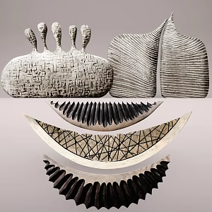 Modern Sculpture Decoration 3d model