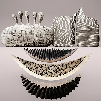 Modern Sculpture Decoration 3d model