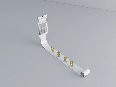 Modern competitive currencies 3d model