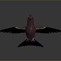 Modern bird hummingbird bird bird 3d model