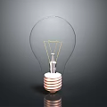 Modern LED Light Bulb With Clear Glass Design For Home Lighting