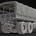 Military Truck Car Transport Vehicle Military Truck Military Truck Motor Vehicle 3d model