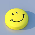 Note color magnet buckle smiley face sketch 3d model