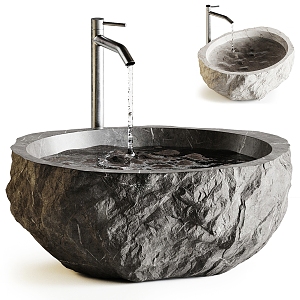 Modern wash basin 3d model