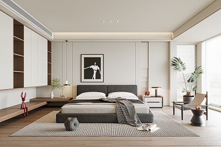 Modern Bedroom 3d model