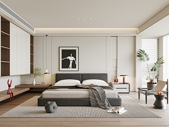 Modern Bedroom 3d model