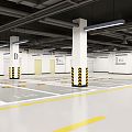 Modern Parking 3d model