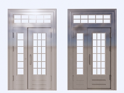 Modern gate residential unit door corridor door stainless steel door model