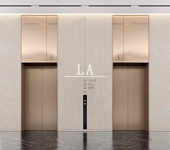 Modern Elevator 3d model