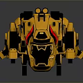 Mech Warrior Mech Soldier Machine Battlearm Mechanical Battlearm Machine Fighter Robot 3d model