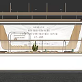 Modern Luxury Dessert Shop With Glass Display Counter Marble Wall And Gold Accent Lighting